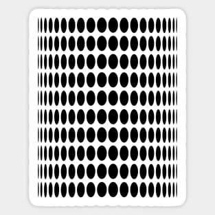 Black dots Sticker